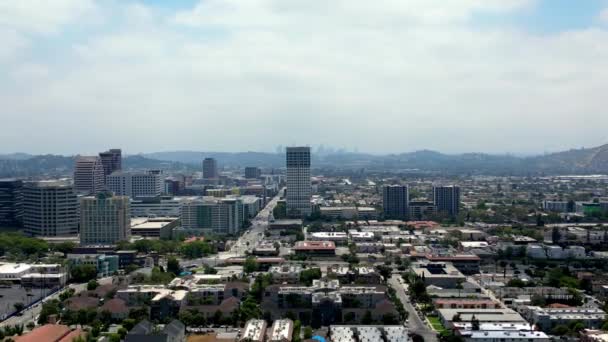 Glendale California Drone Cinematic Footage — стокове відео