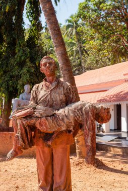 Aguada Hapishanesi Goa Hindistan 2 Mayıs 2022 Aguada Merkez Hapishanesi ve Fort Exteriors ve cephe ve manzara yenilendi