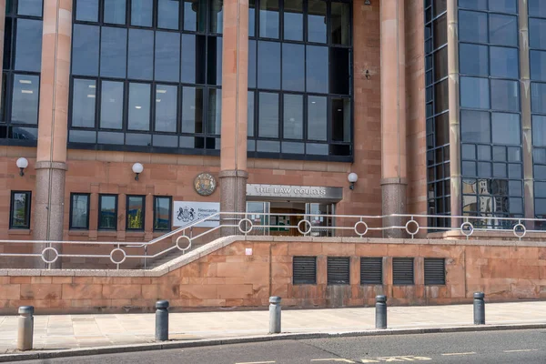 Newcastle Law Courts Crown Magistrates Gelegen Quayside Newcastle Tyne Großbritannien — Stockfoto