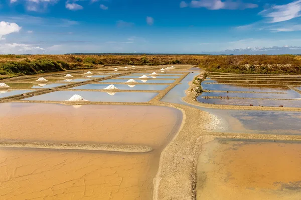 Guerande Brittany Panorama Salt Marshes — Stock Photo, Image