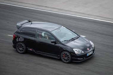 Honda Civic EP3 on the racetrack
