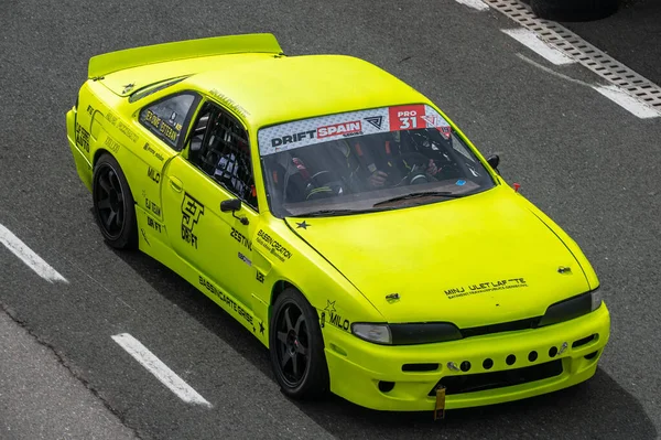 Nissan Silvia S14 Drifting Racing Circuit — Stock Photo, Image