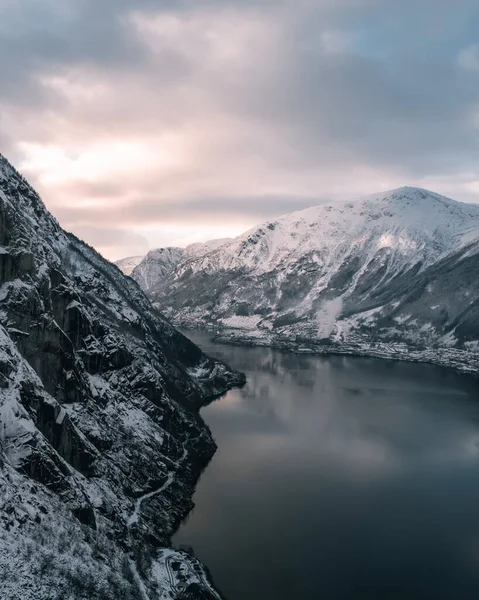 Gyönyörű Kilátás Hardangerre Norvégiában — Stock Fotó