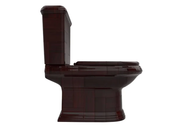 Isolerad Sits Toalett Badrum Sanitära Illustration — Stockfoto