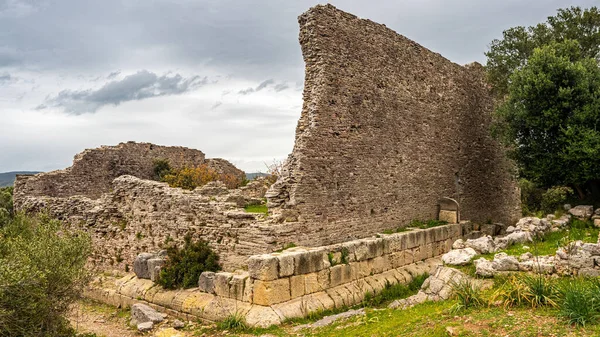 Grosseto 2022 Ruins Ancient Roman City Called Cosa Partially Covered — Stock Photo, Image