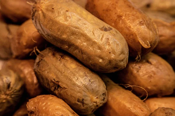 Augusta Usa Retail Store Fresh Produce Boiled Peanuts Close — Photo