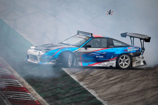 Nissan Silvia S13 Drifting Circuit — Stok fotoğraf