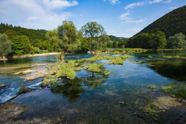 A beautiful shot of the River Una in Bosnia and Herzegovina