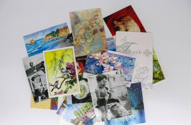 Eski moda kağıt karşılama çeşitleri