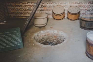 George Washington 'ın Virginia' daki Mount Vernon, ABD 'deki duman evi.