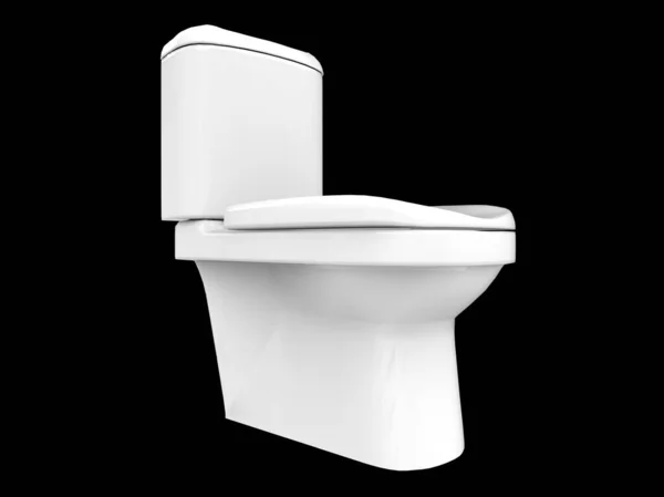 Isolerad Plats Toalett Garderob Toalett Badrum Porslin Illustration — Stockfoto