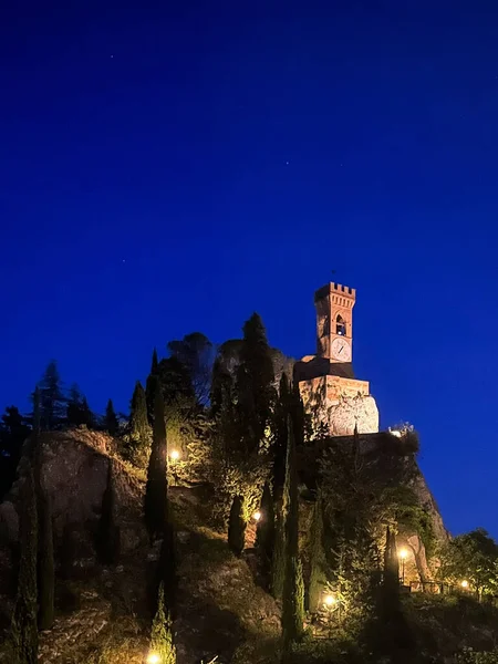 Vertical Shot Rocca Brisighella Italy Evening — Fotografia de Stock