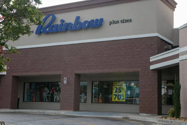Augusta Usa Rainbow Retail Store Exterior Side View — Zdjęcie stockowe