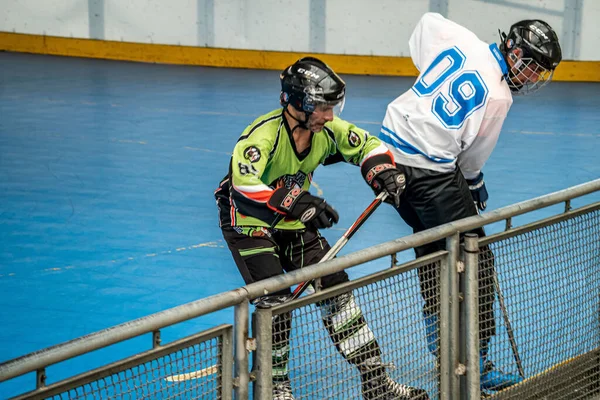 Playoff Second Third Inline Field Hockey Division Teams Reindeer Wolves — Stock Photo, Image