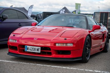 Honda NSX parked in the parking lot
