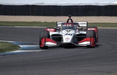 Indy 500 'ün bir otomobil yarışı - pratik ve eleme. Indianapolis Motor Yarış Pisti