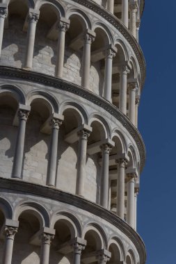 A beautiful view of the Leaning Tower of Pisa on a sunny day