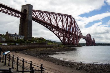 The Forth Bridge across Firth of Forth in Scotland