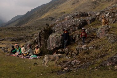 The traditional Peruvian life in the Lares Valley, Peru