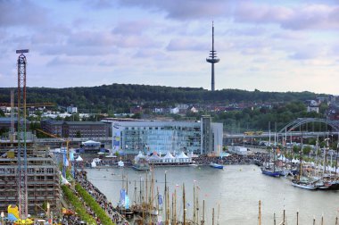 Cityscape Kiel harbour - Kiel week