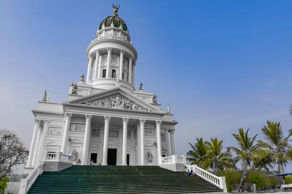 Kościół Chrystusa Odkupiciela Kelambakkam Chennai Tamilnadu South India Ekskluzywny Wielka — Zdjęcie stockowe