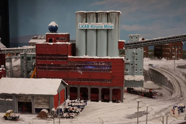 Lkab Kiruna Mine Norte Suécia Miniatur Wunderland Hamburgo — Fotografia de Stock