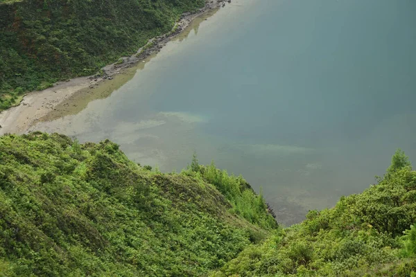Portekiz 'deki Azores adası Sao Miguel' in güzel manzarası.