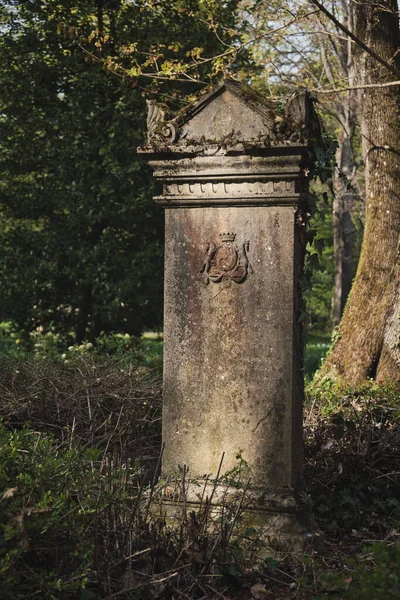 Historický Náhrobek Starém Hřbitově Freiburgu Německo — Stock fotografie