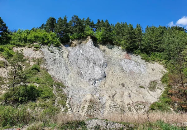 Solný Kaňon Letoviska Praid Rumunsko Pohled Shora Letecký Výhled Dron — Stock fotografie