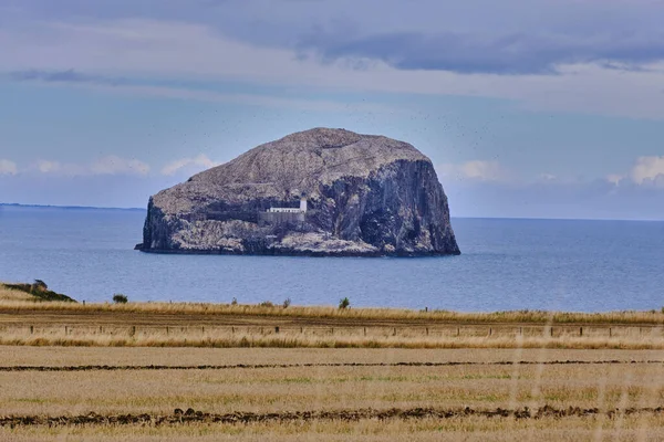 Beautiful View Shore Bass Rock Island Firth Forth Scotland — Stock Photo, Image