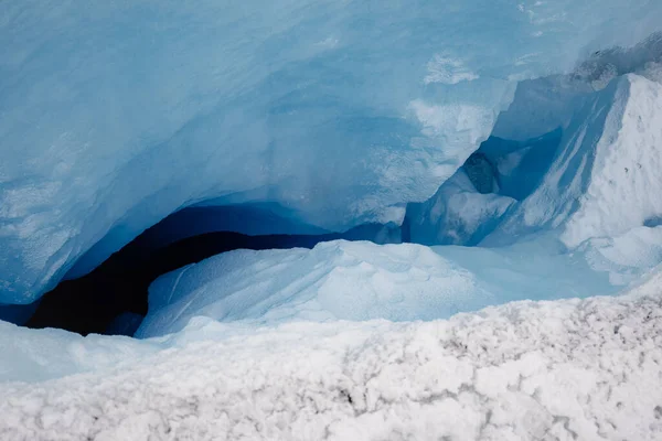 Closeup Shot Details Icebergs Calafate Argentina — Stockfoto