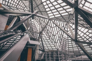 An interior view of the Shenzhen Library in Shenzhen, China