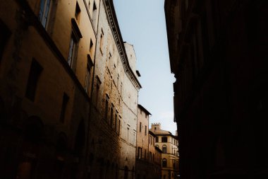 Some aged residential buildings in Tuscany, Italy