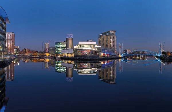 Beautiful Shot Lowry Salford Quays Manchester — Stock Photo, Image