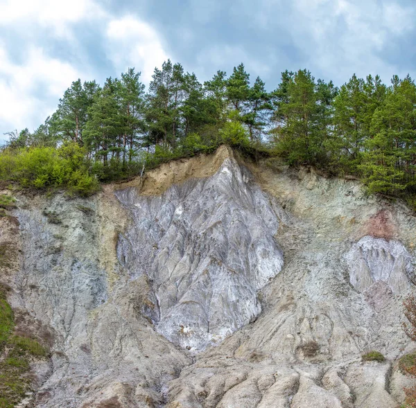 Landscape Salt Canyon Praid Resort Romania Spring Salt Rocks — Stock Photo, Image