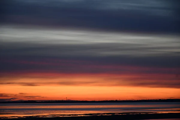 Beautiful Cloudscape Sea Sunset — Stock Photo, Image