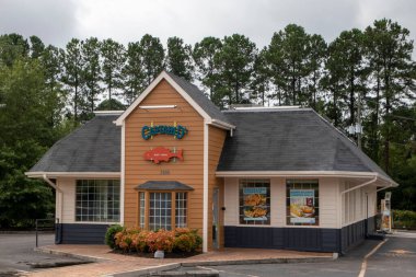 Augusta, Ga USA - 07 19 21: Captain D's restaurant Hwy 1