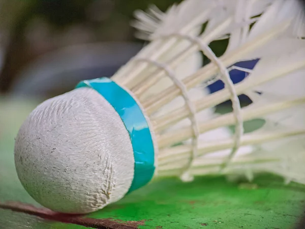 Closeup Shot Badminton Shuttlecock — Stock Photo, Image