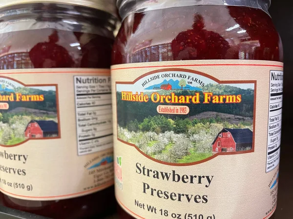 Grovetown Usa Retail Store Food Products Hillside Orchard Farms Strawberry — Stock fotografie