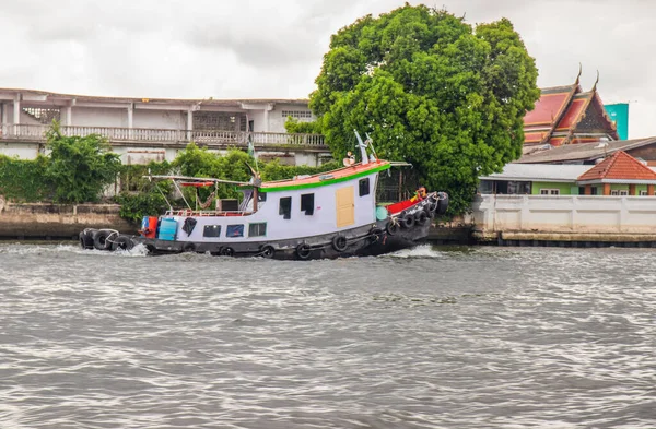 Tugboat Chao Phraya River Bangkok Thailand Southeast Asia — Stock Photo, Image