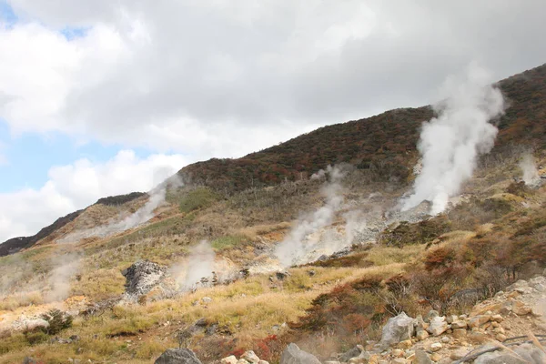 Active Sulphur Vents Owakudani Hakone National Park Japan — Stock Photo, Image