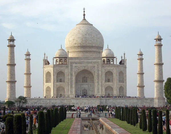 Front Shot Taj Mahal Agra India — Stock Photo, Image