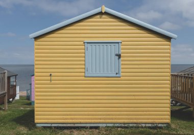 Whitstable, Kent, İngiltere 'deki renkli bina.