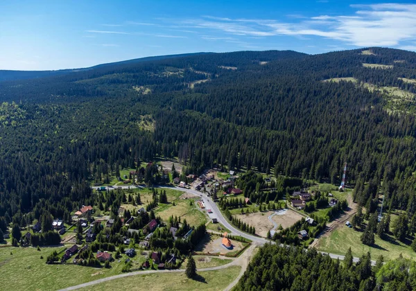 Luftlandschaft Mit Bucin Pass Rumänien Natur Sommer — Stockfoto