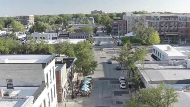 Naperville Illinois Abd Deki Kentsel Yerleşim Alanının Hava Görüntüsü — Stok video