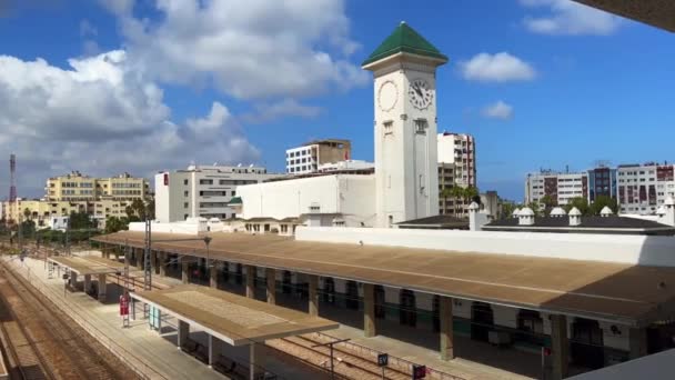 Bahnhof Casa Voyageurs Marokko — Stockvideo