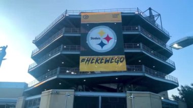 Exterior of Heinz Field football stadium in Pittsburgh, Pennsylvania, USA.  Home of the Pittsburgh Steelers