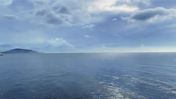 Beautiful Sunrise Reflection Sea — Stok video