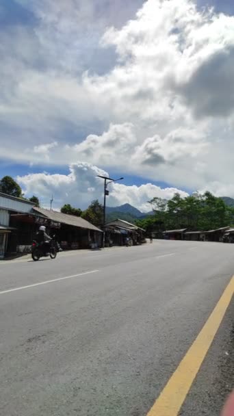 Flipped Vertical Footage Incline Gentong Area West Java Indonesia — Vídeos de Stock