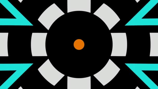 Chakra Wheel Transformative Formation Bit Bit Animation — Vídeo de Stock